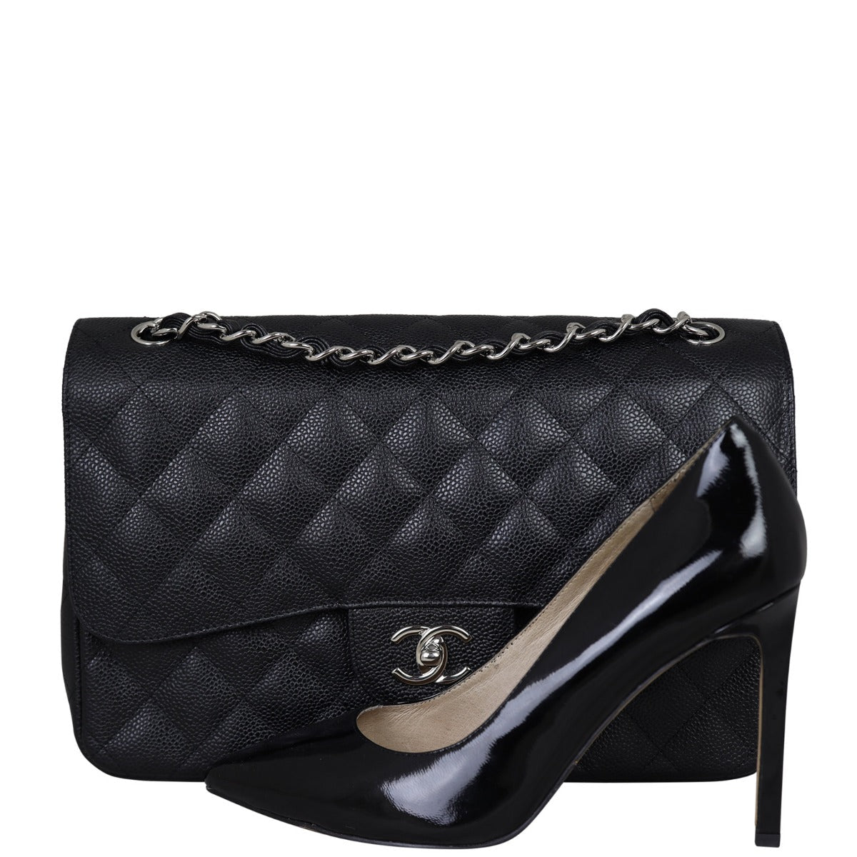 Chanel Classic Double Flap Jumbo | Silver Hardware