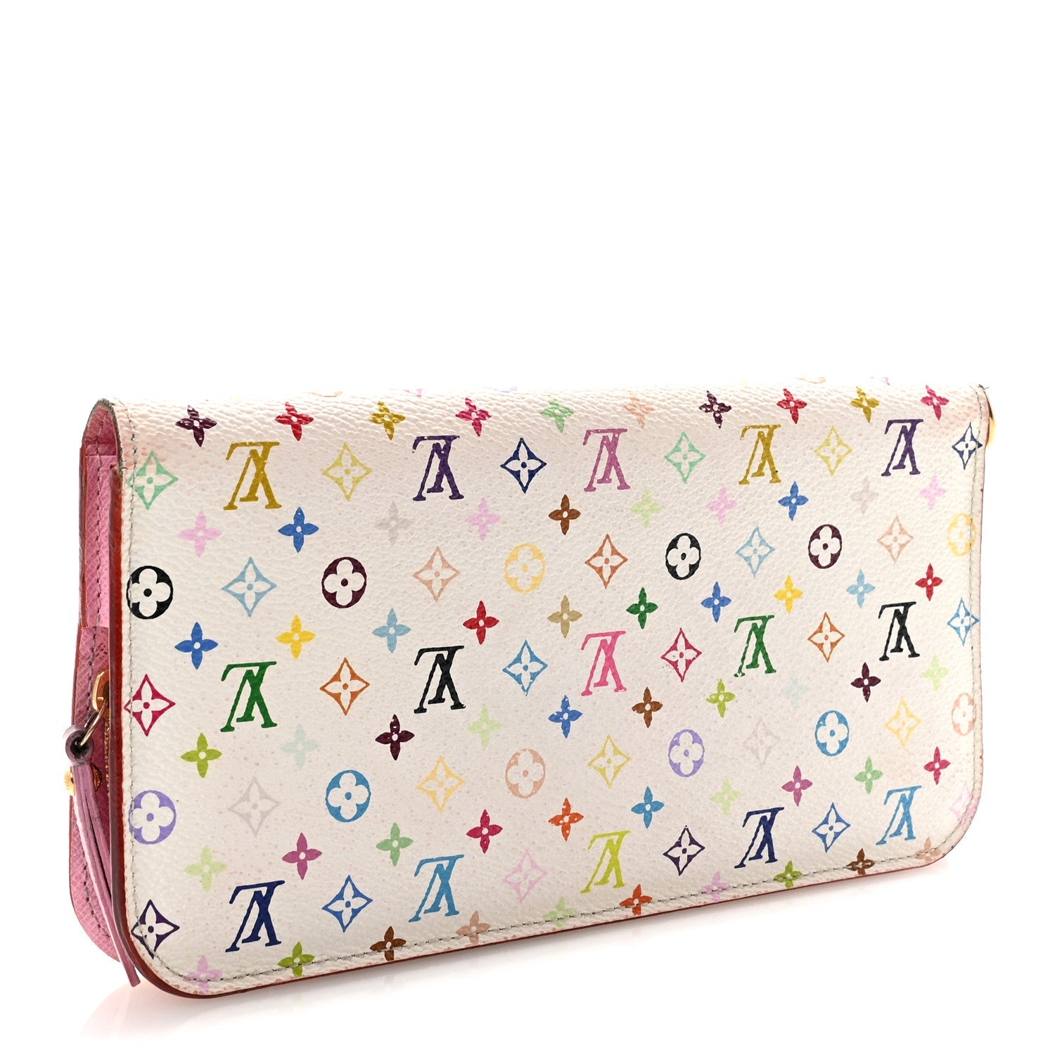 Monogram Multicolor Insolite Wallet White Litchi