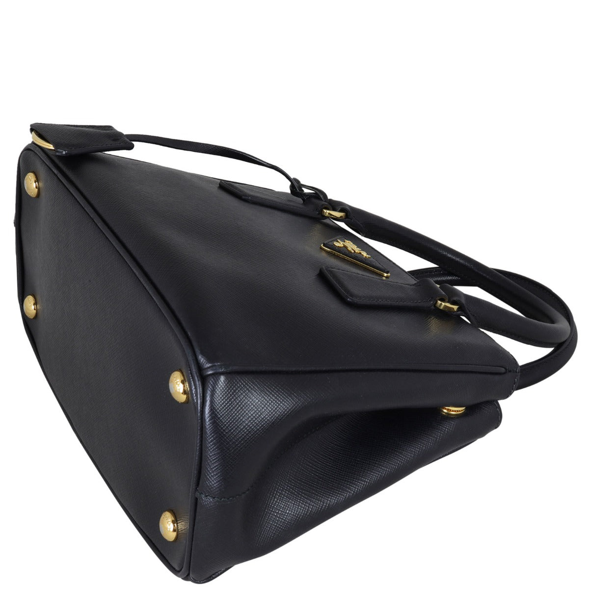 Prada Saffiano Lux Galleria Double Zip Tote Mini