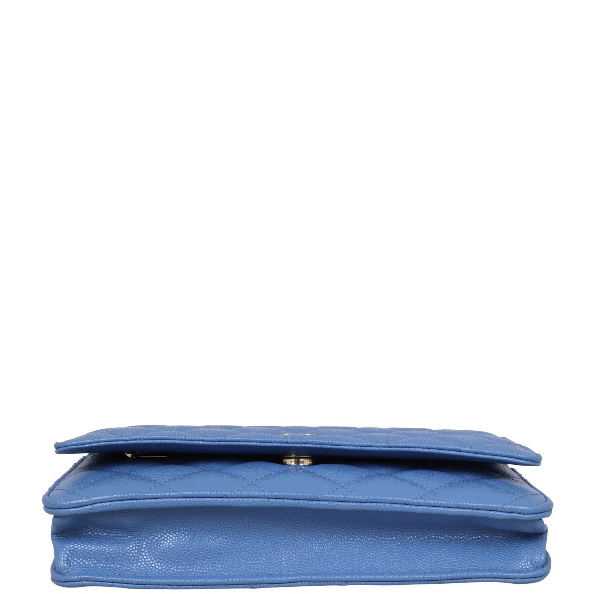 Chanel Classic Wallet on Chain |  Blue Diamond