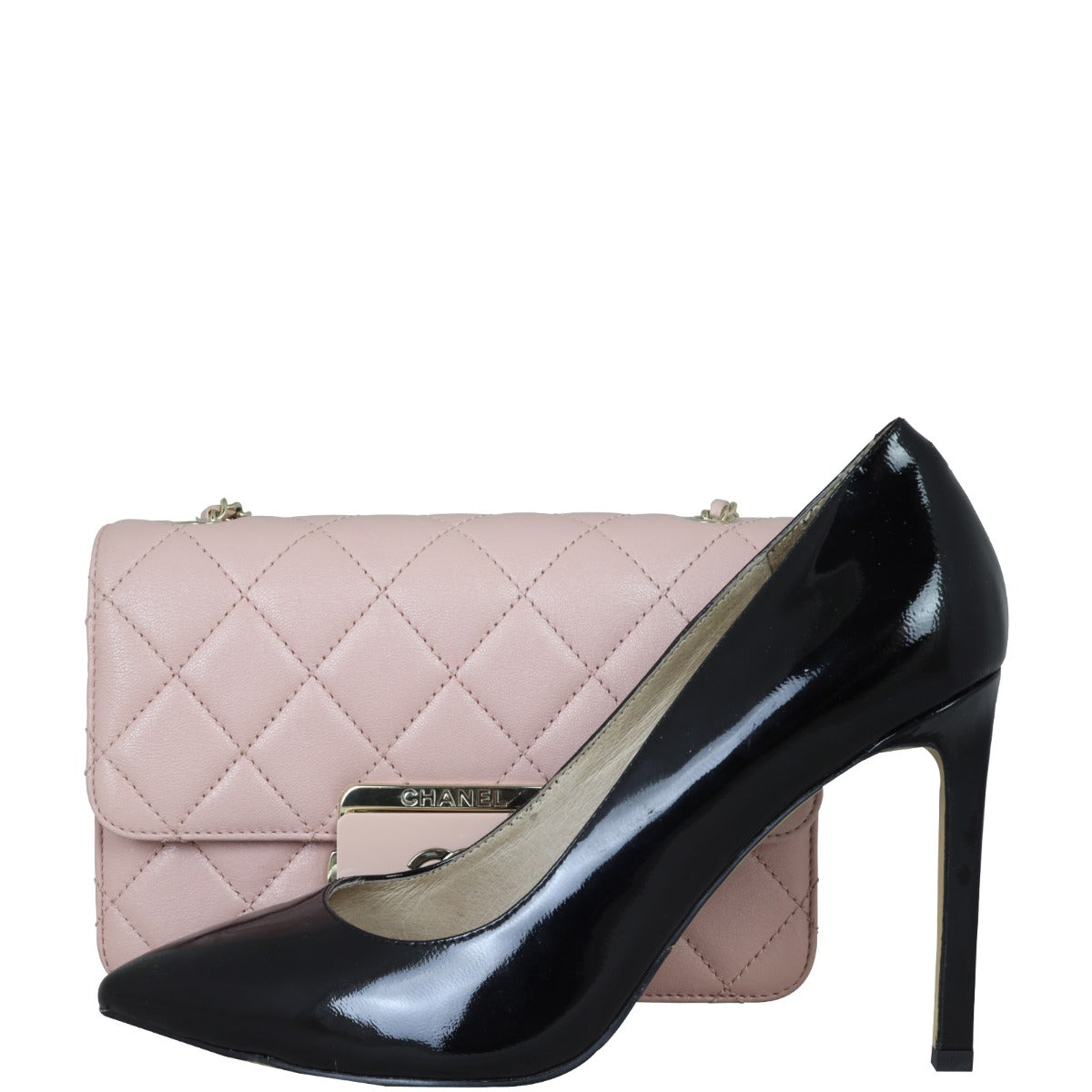 Chanel Beauty Lock Flap Bag Small | Blush pink