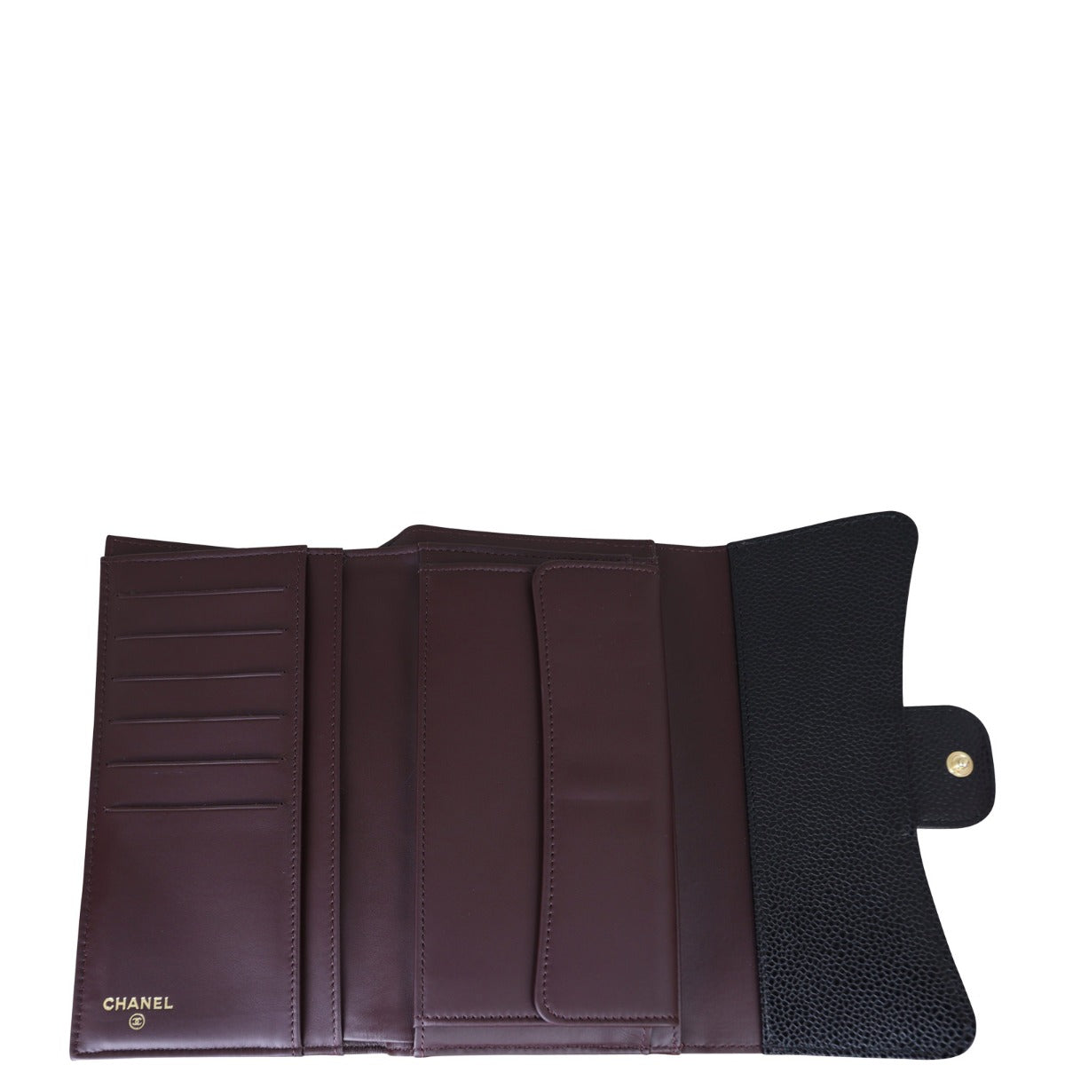 Chanel Classic Flap Long Wallet | Black GHW