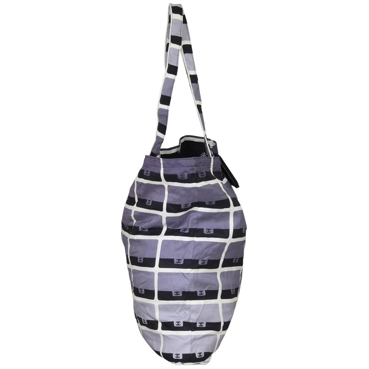 Chanel Fabric Tote with Chain Pouch
