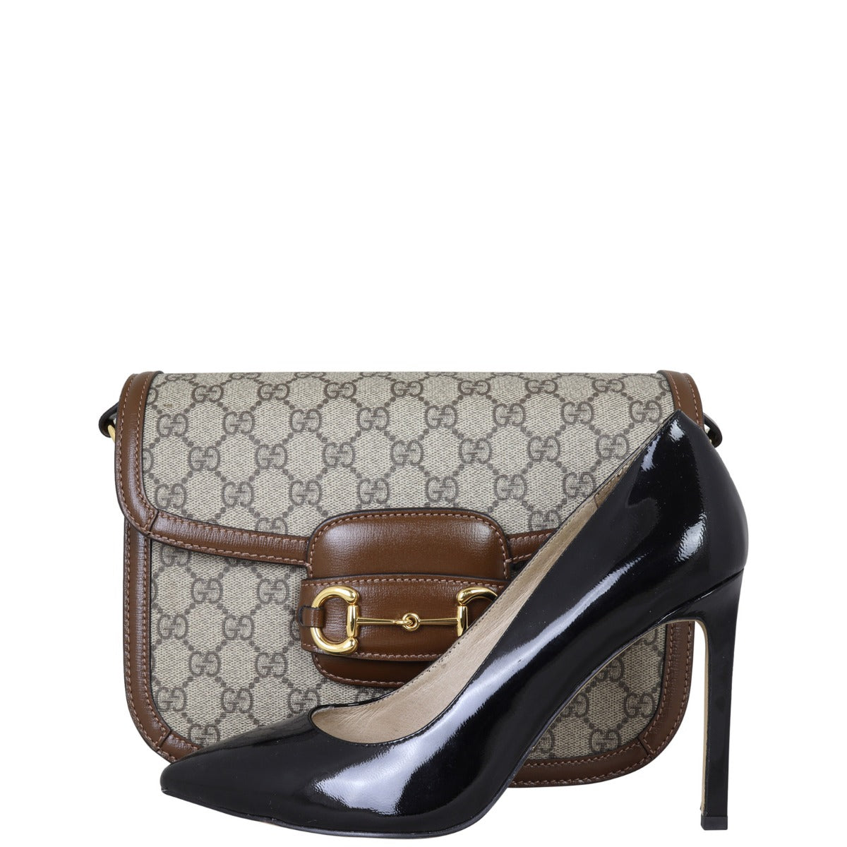 Gucci GG Supreme Horsebit 1955 Shoulder Bag