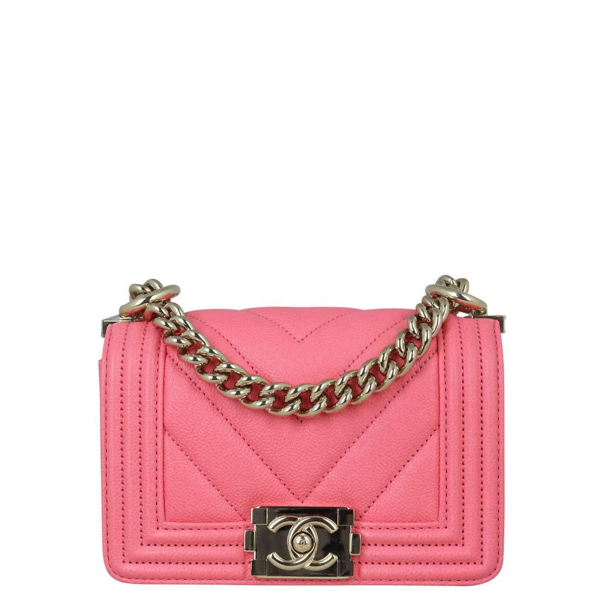 Chanel Boy Chevron Mini