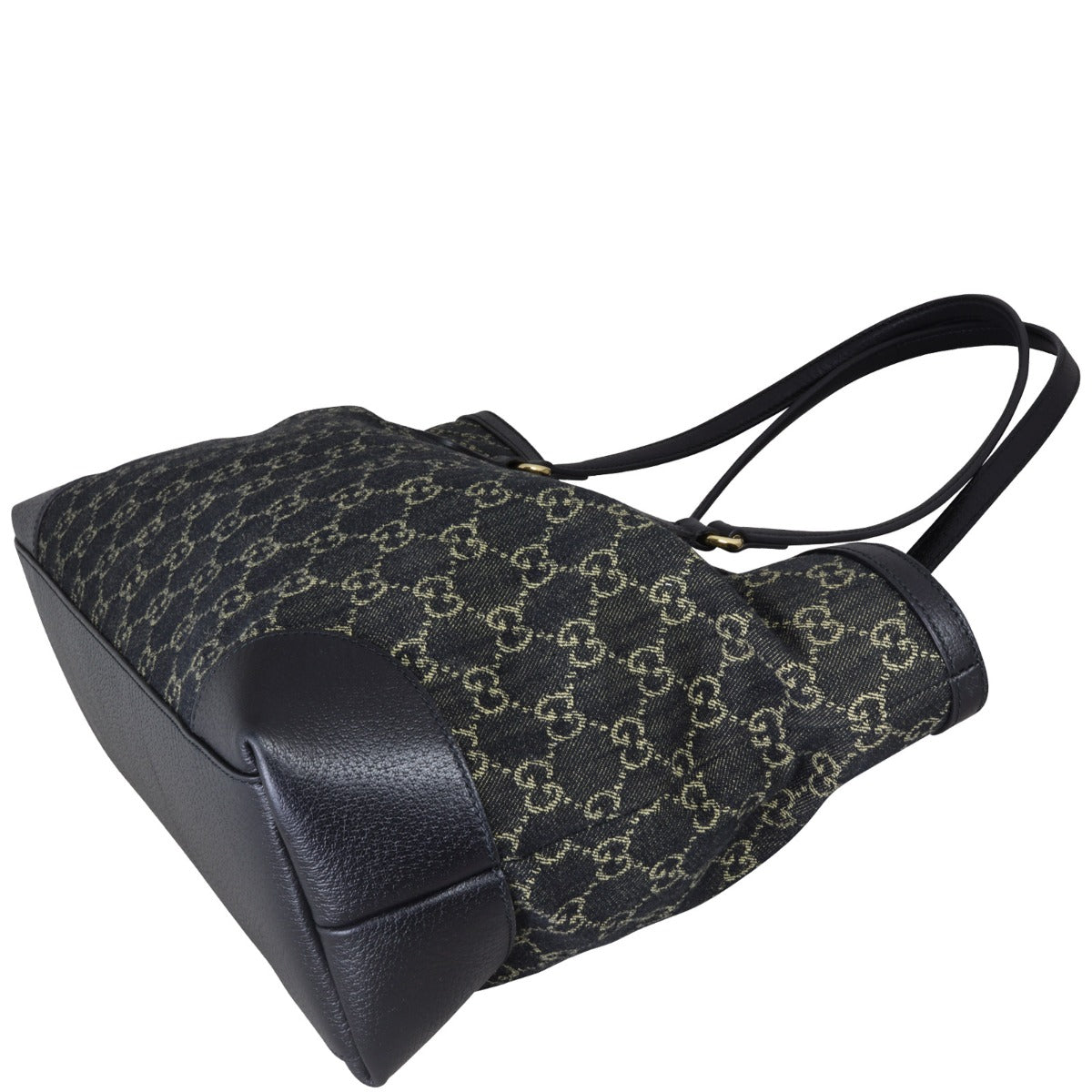 Gucci GG Denim Ophidia Tote Small