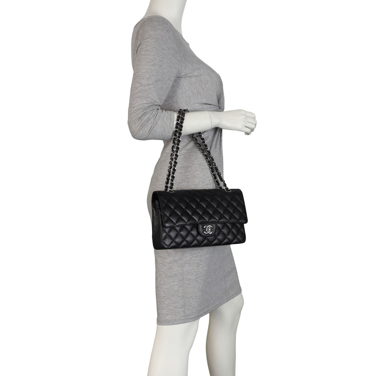 Chanel Classic Double Flap Medium | 12 Series Silver Hardware