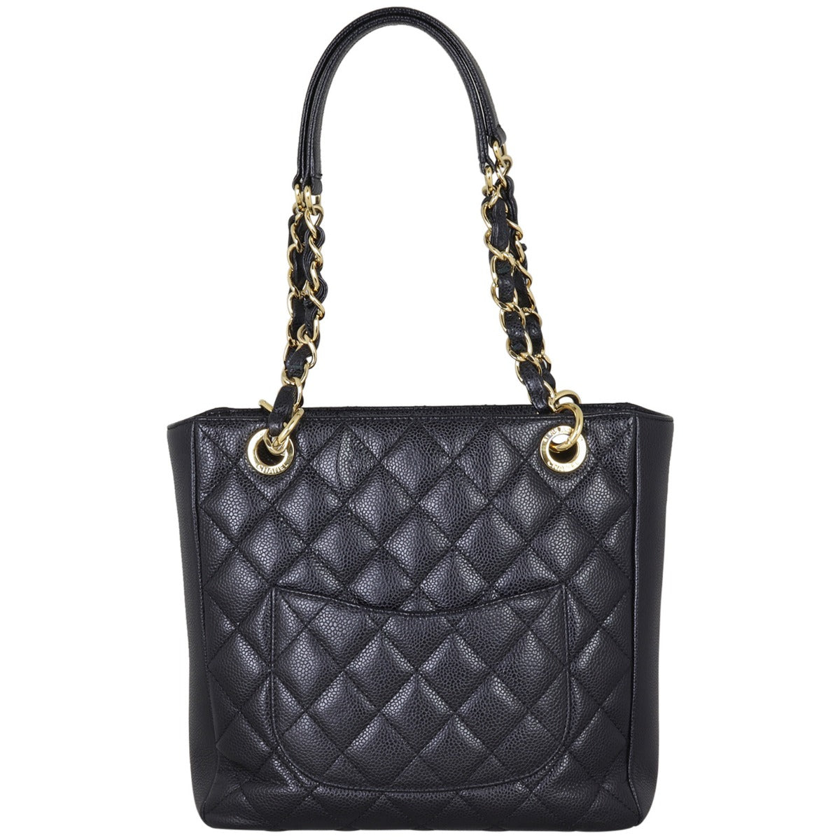 Chanel Petite Shopping Tote | Black Caviar