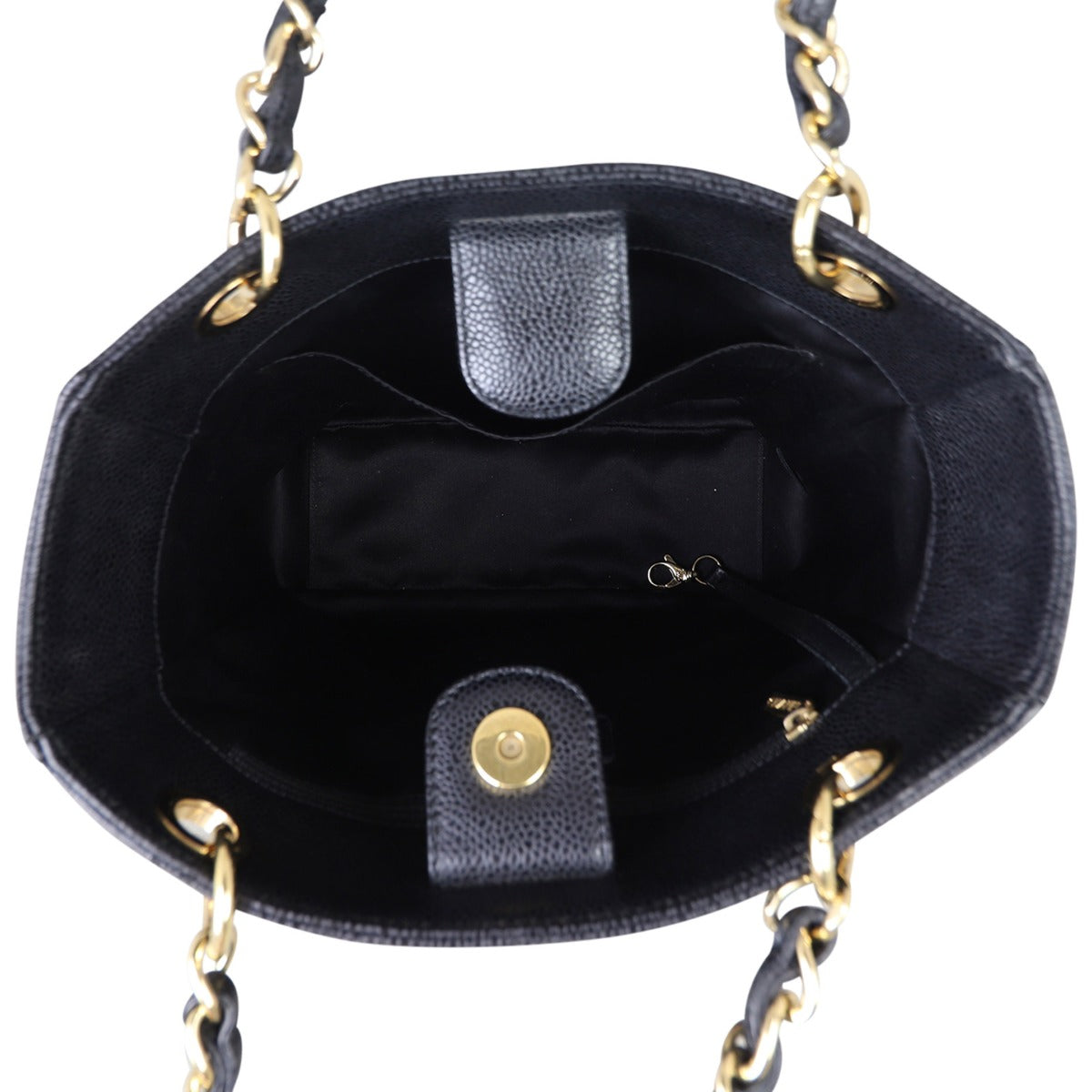 Chanel Petite Shopping Tote | Black Caviar