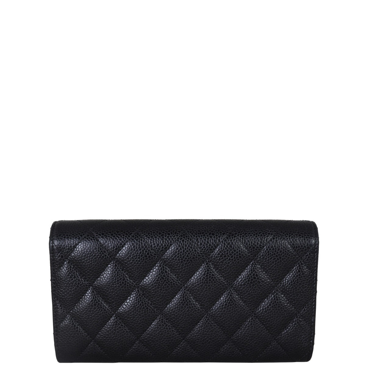 Chanel Classic Flap Long Wallet | Black Diamond Caviar