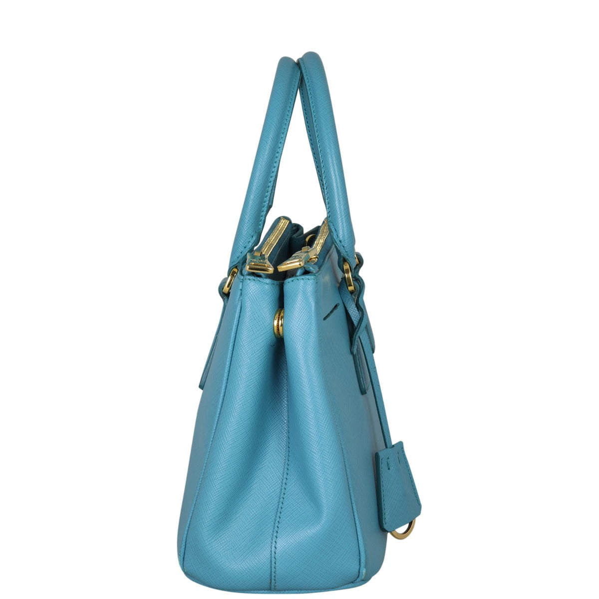 Prada Saffiano Lux Galleria Double Zip Tote Mini