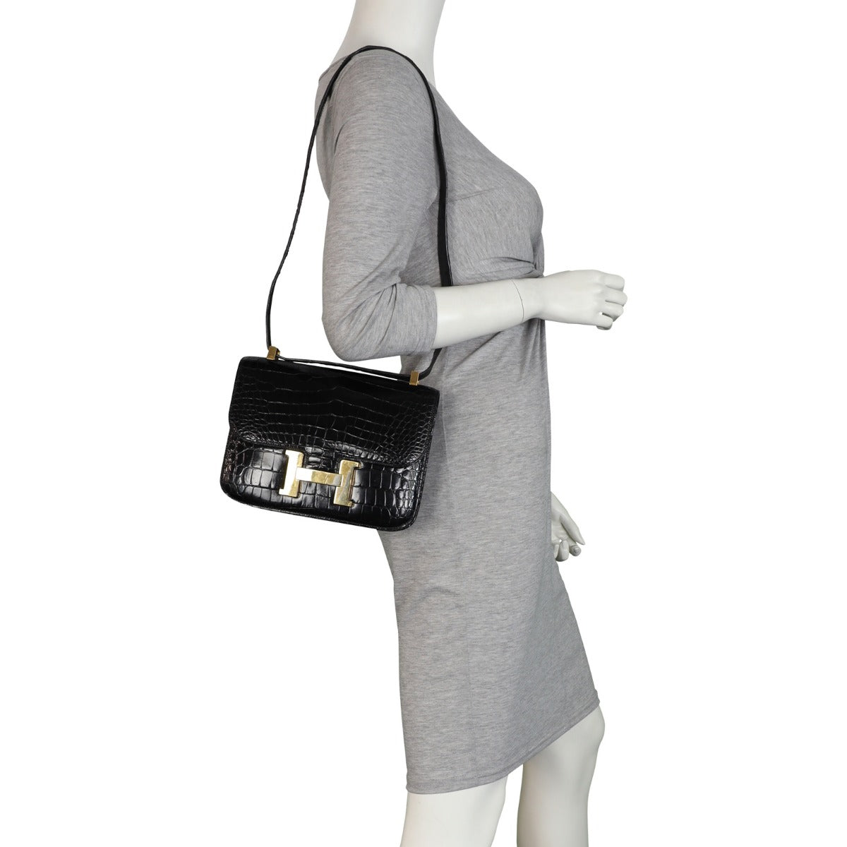 Hermes Constance 23 Caiman Crocodile