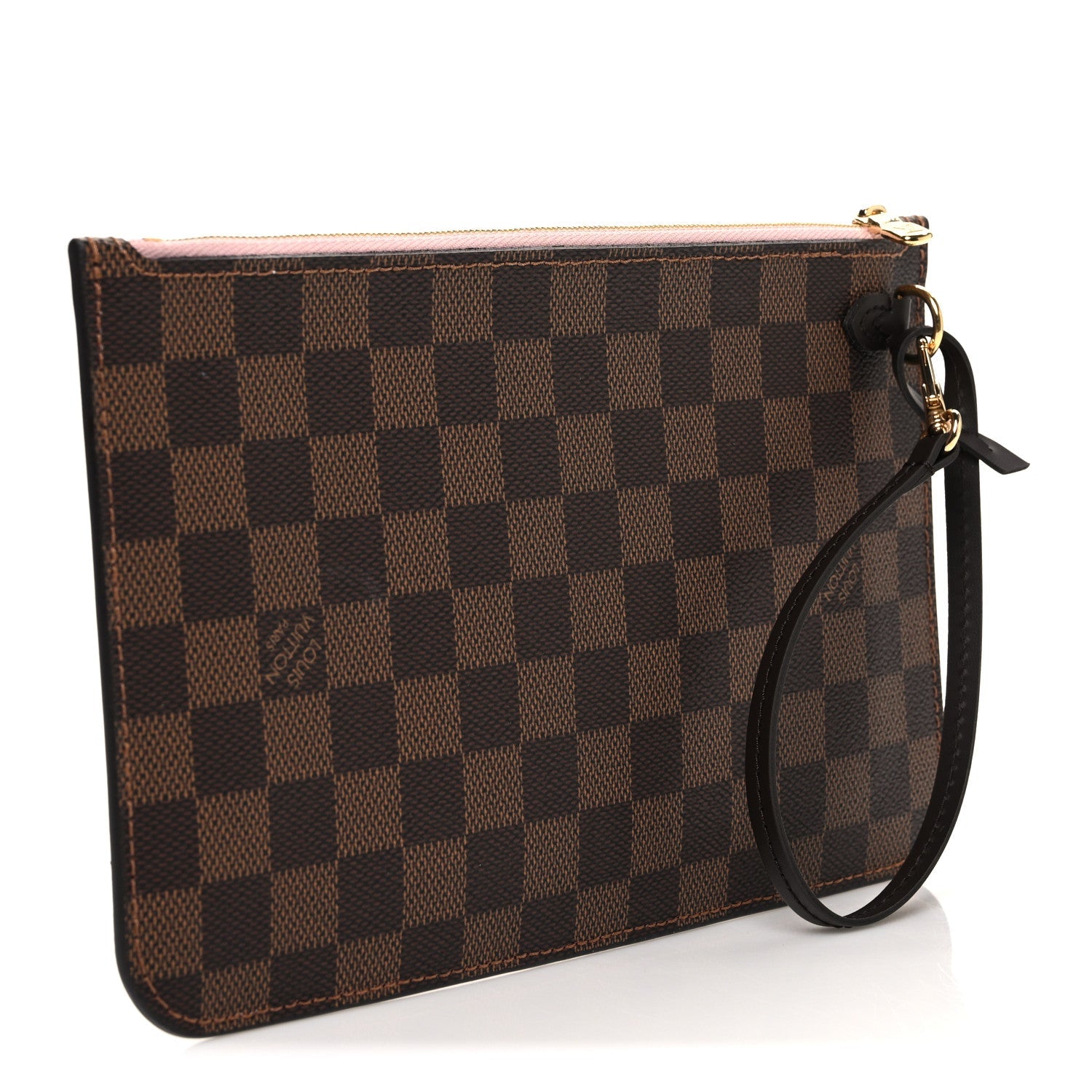 Damier Ebene Neverfull MM GM Pochette Rose Ballerine