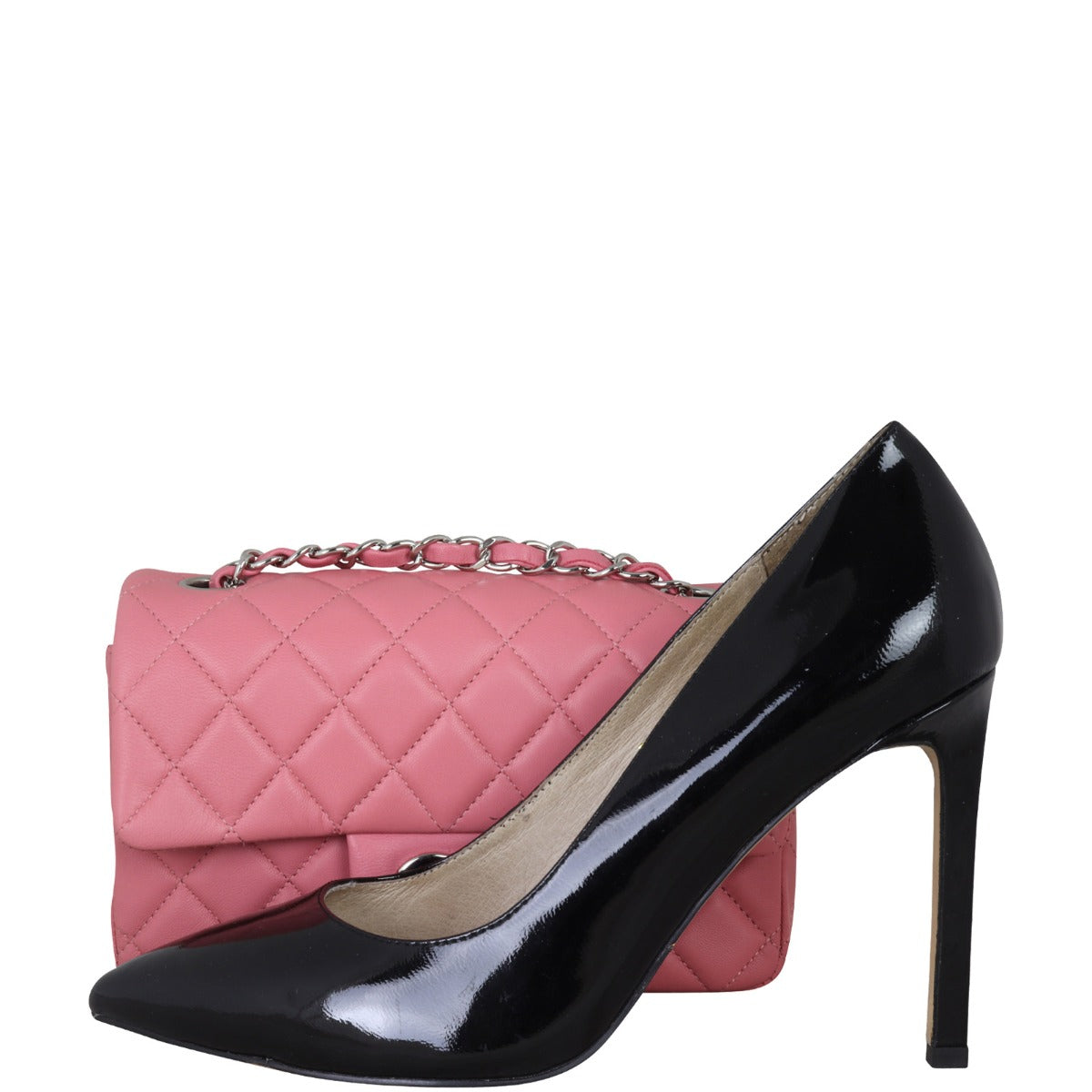 Chanel Classic Flap Mini Rectangular Bag Lambskin| Light Pink