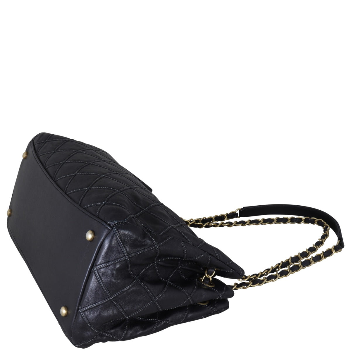 Chanel CC Quilted Tote | Black