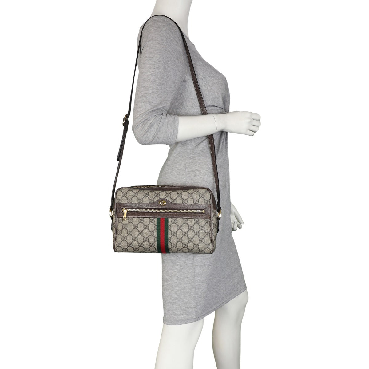 Gucci Ophidia GG Supreme Large Shoulder Bag