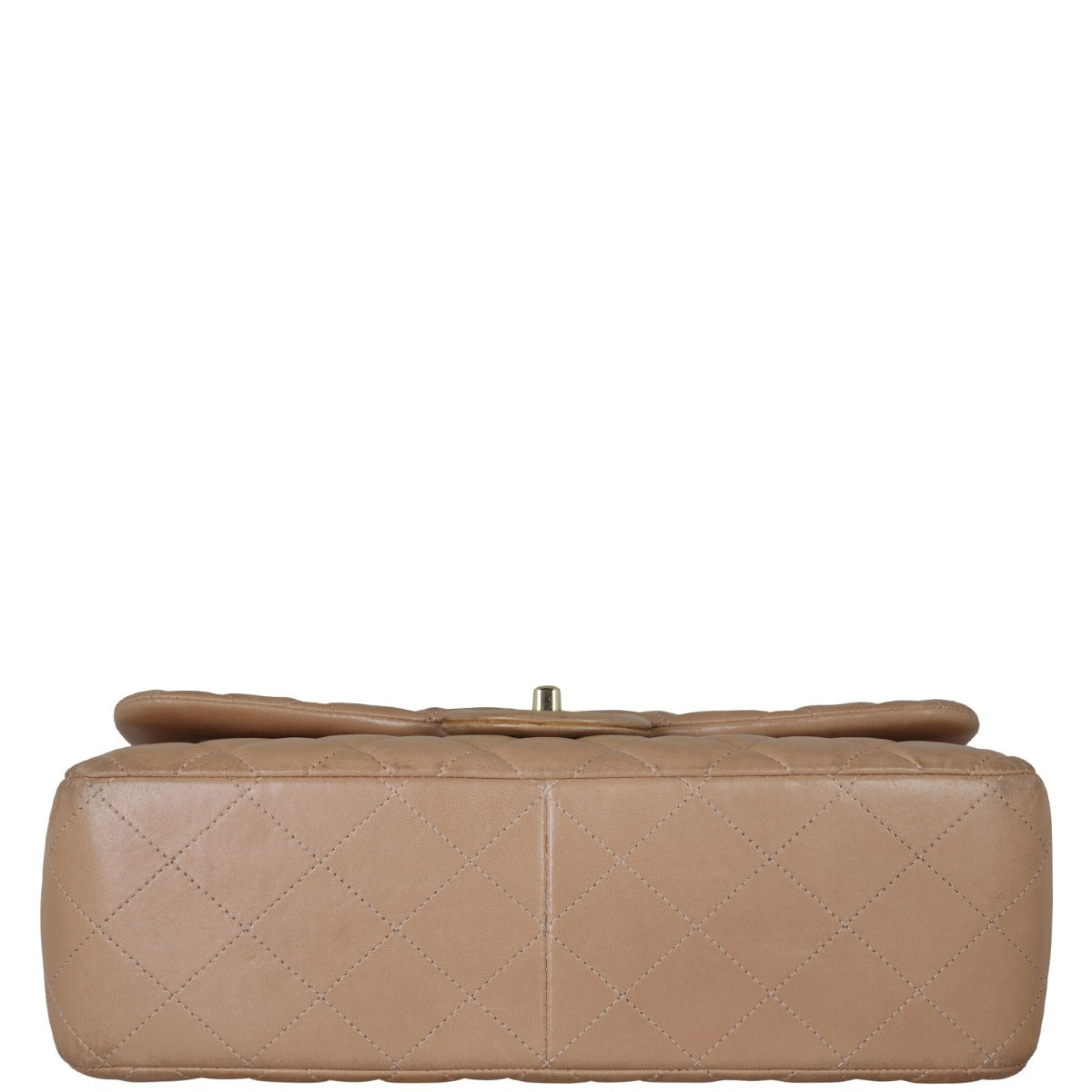 Chanel Classic Double Flap Jumbo | Beige Lambskin