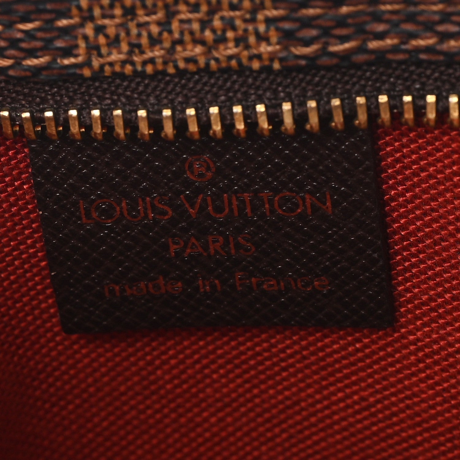 Damier Ebene Trousse Make Up Bag Pochette