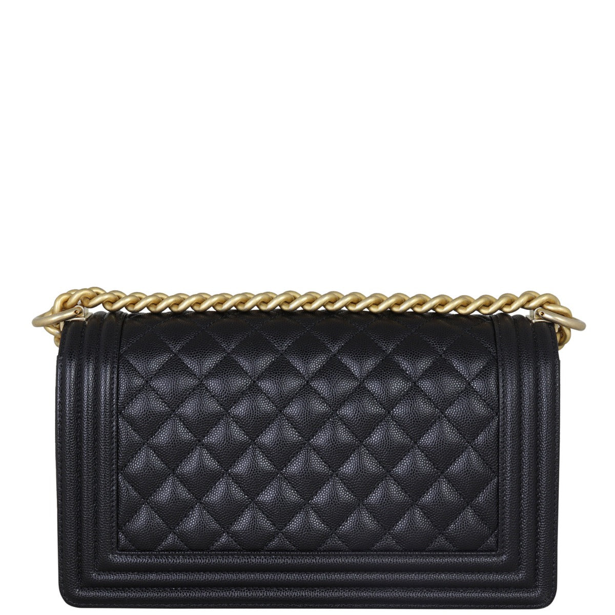 Chanel Boy Old Medium | Black 28 Series