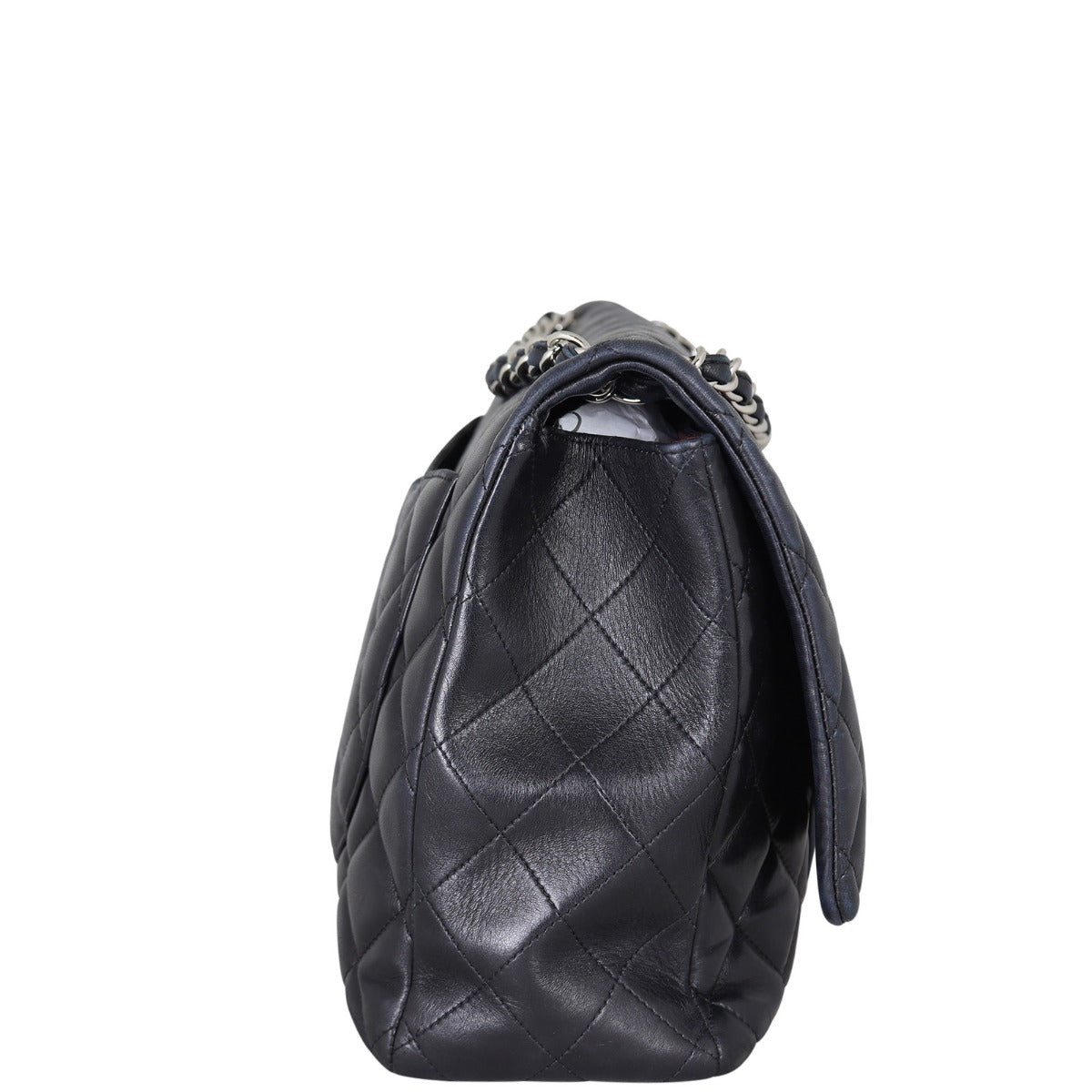 Chanel Classic Single Flap Maxi | Black Lambskin