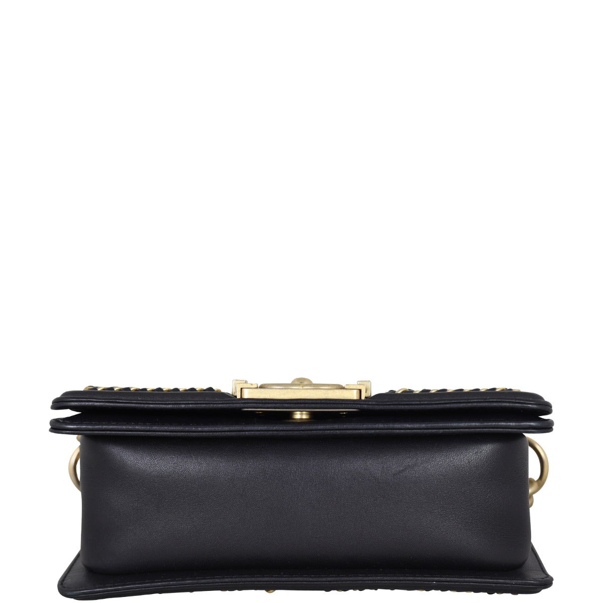 Chanel Boy Top Handle Bag Small Lizard