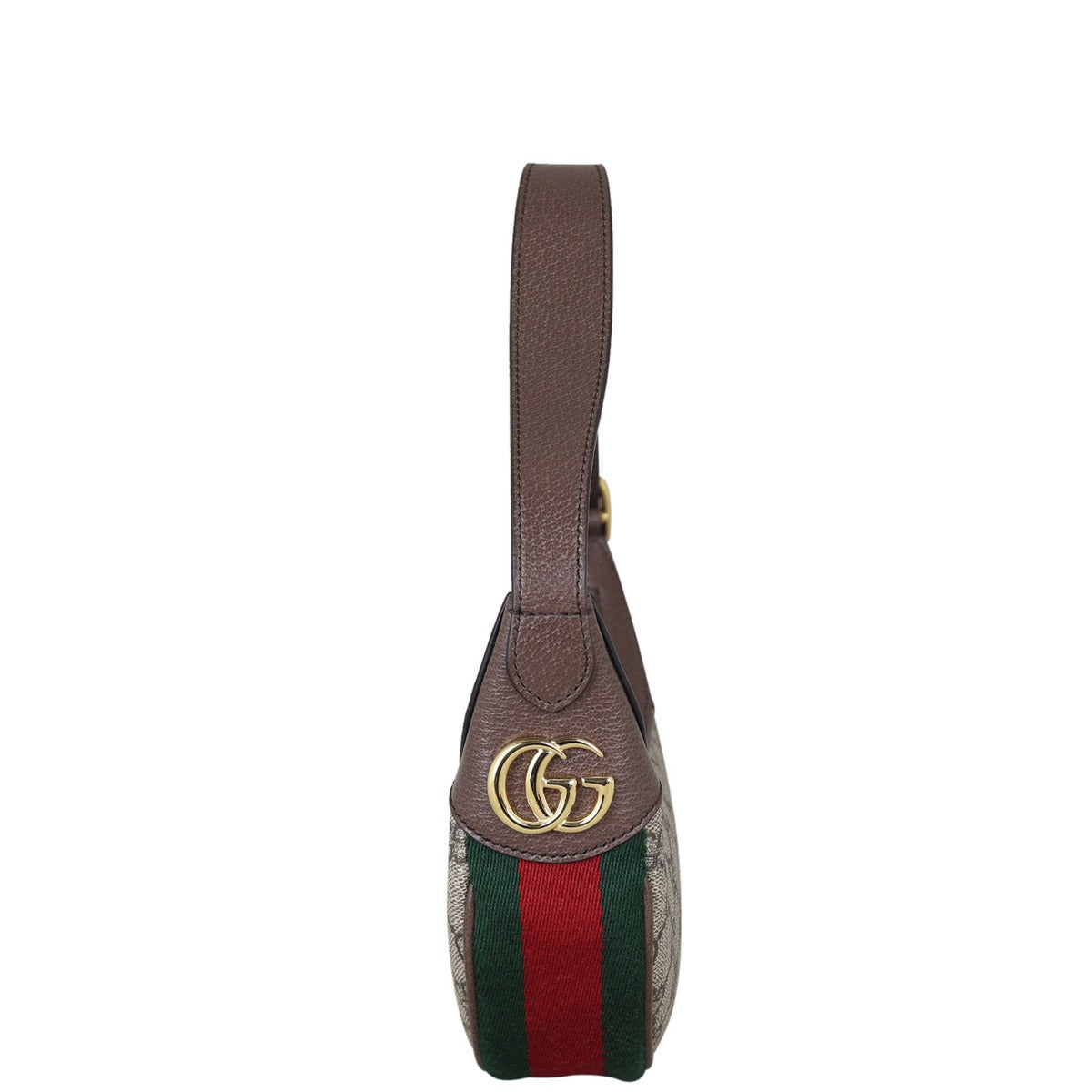 Gucci Ophidia GG Supreme Mini Crescent Shoulder Bag