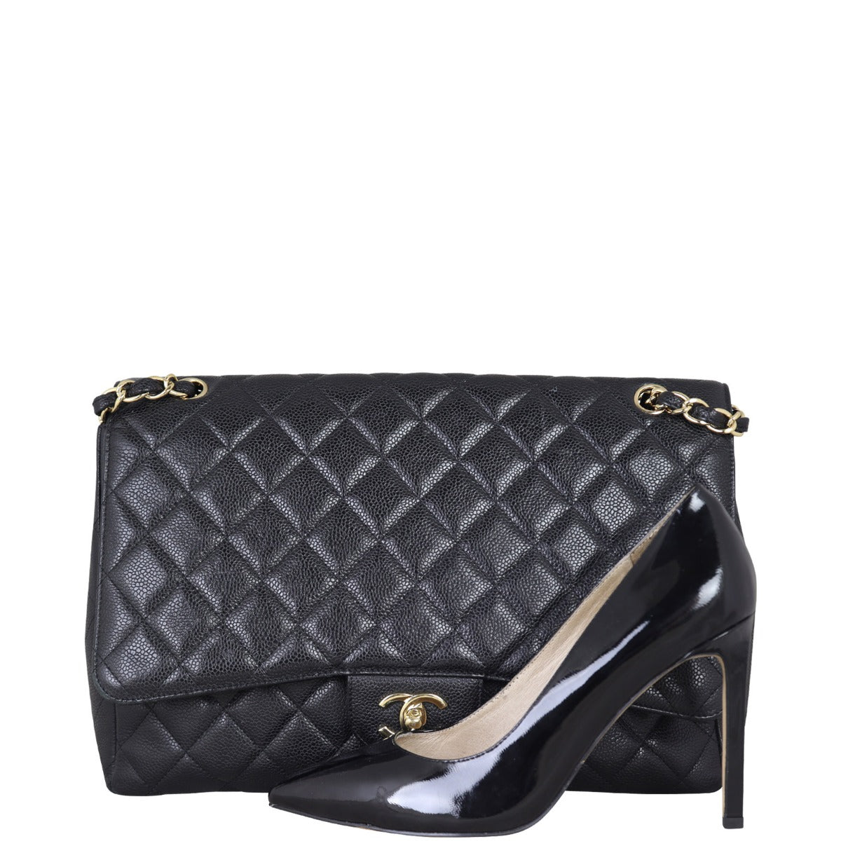 Chanel Classic Single Flap Maxi | Black