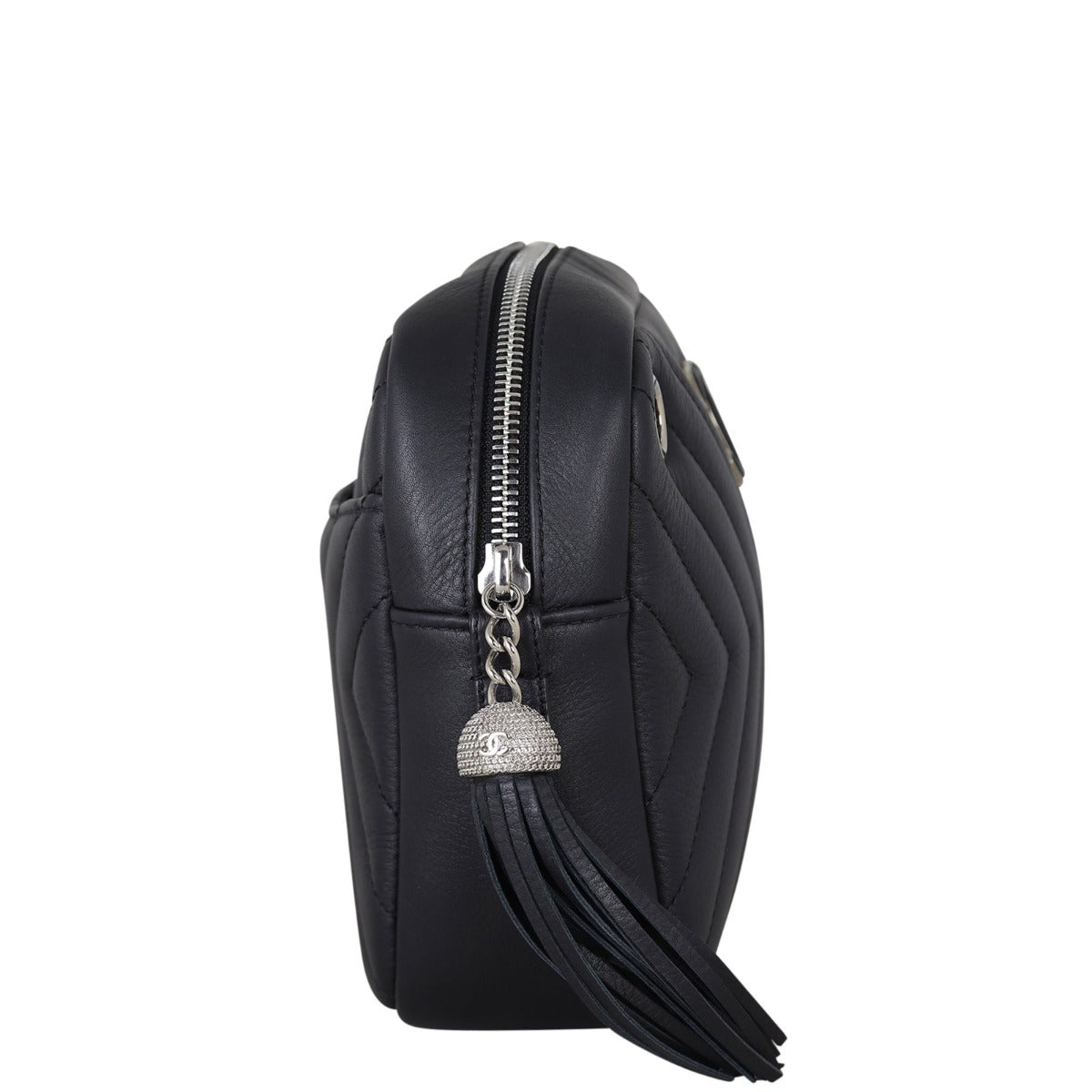 Chanel Diagonal Chevron Camera Bag