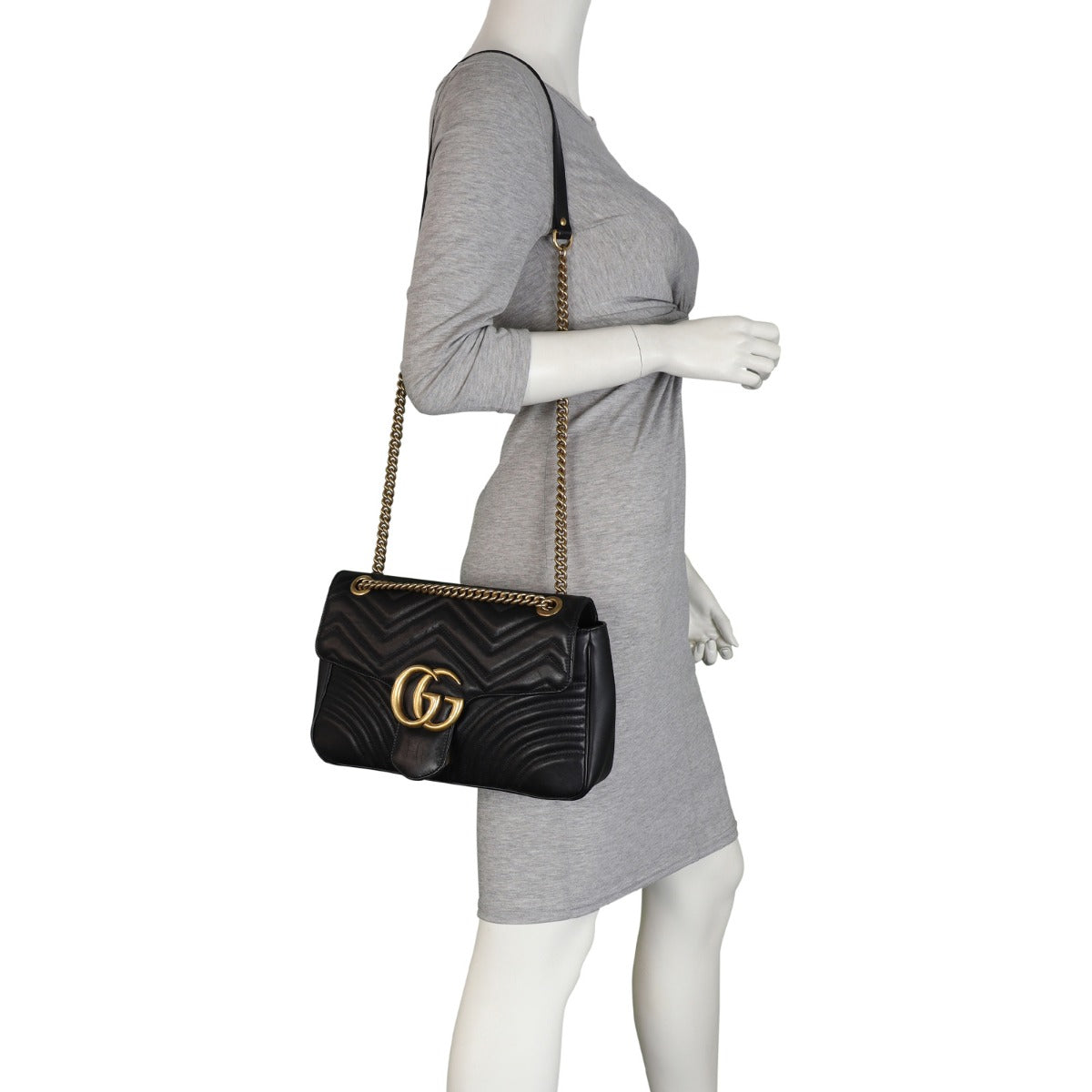 Gucci GG Marmont Matelasse Medium Shoulder Bag
