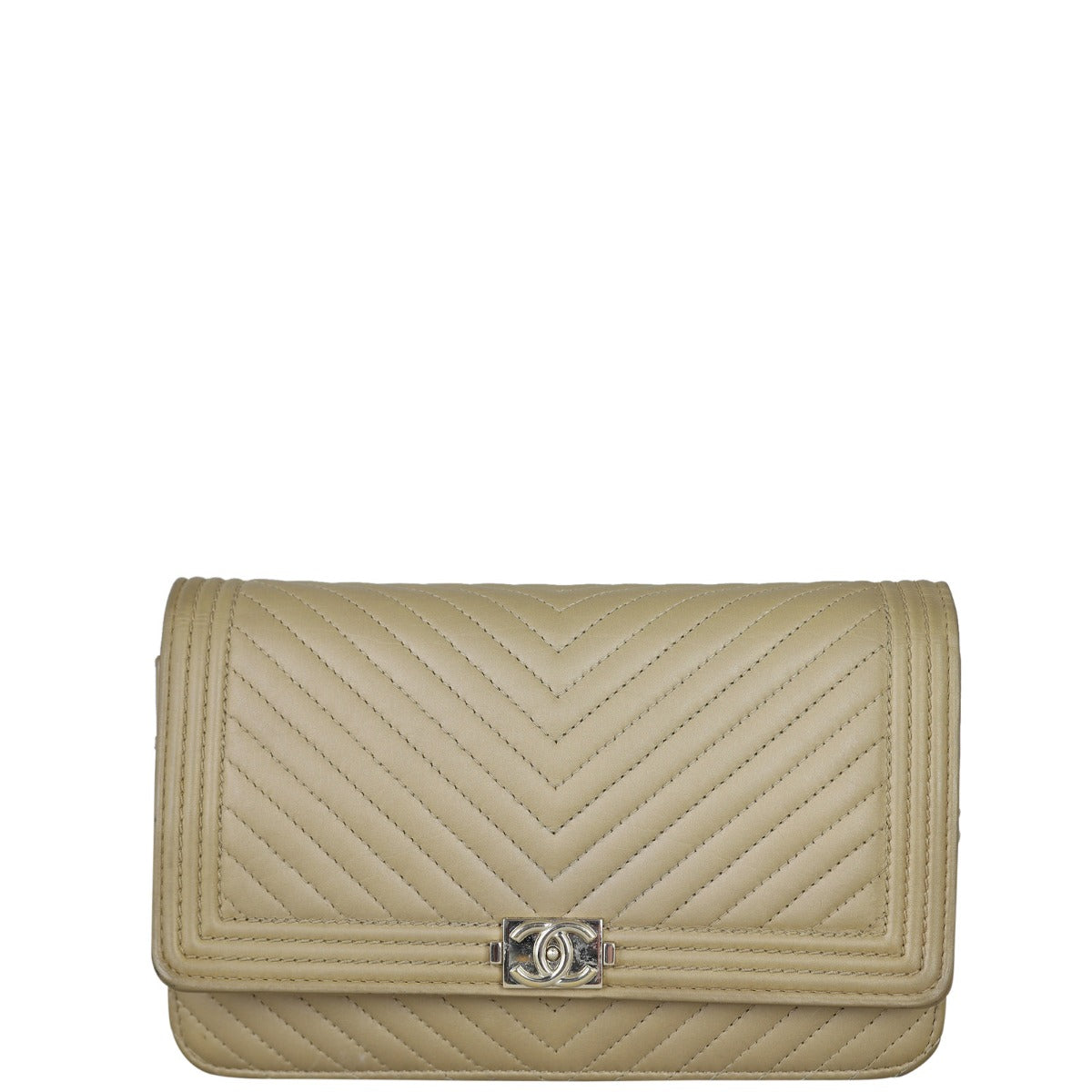 Chanel Boy Wallet On Chain Chevron