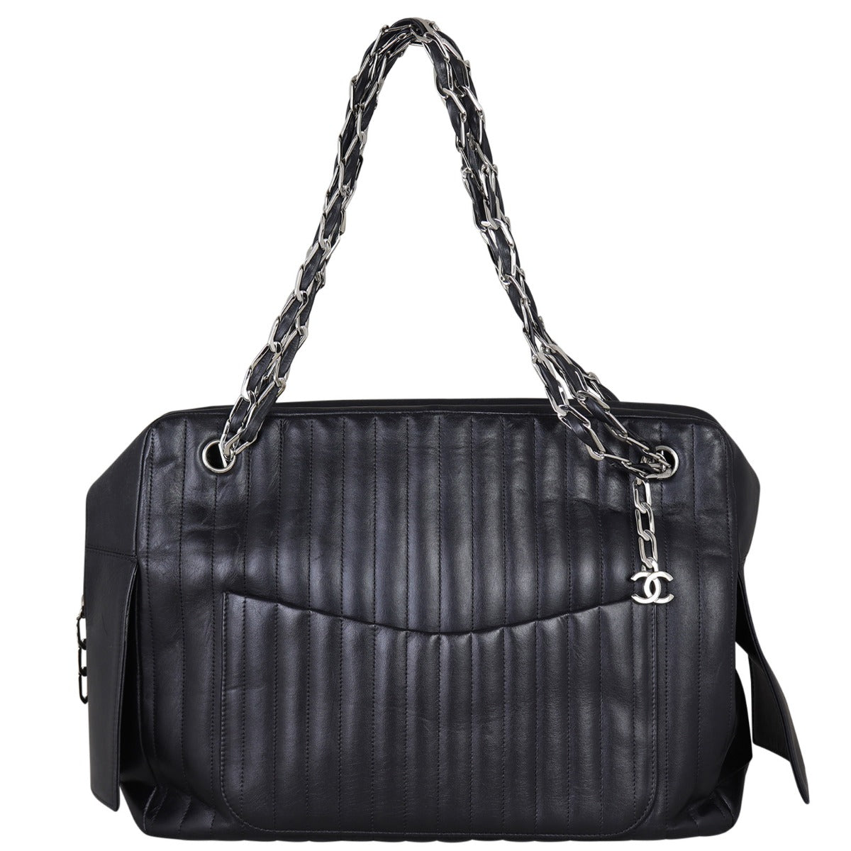 Chanel Vertical Quilt Camera Bag