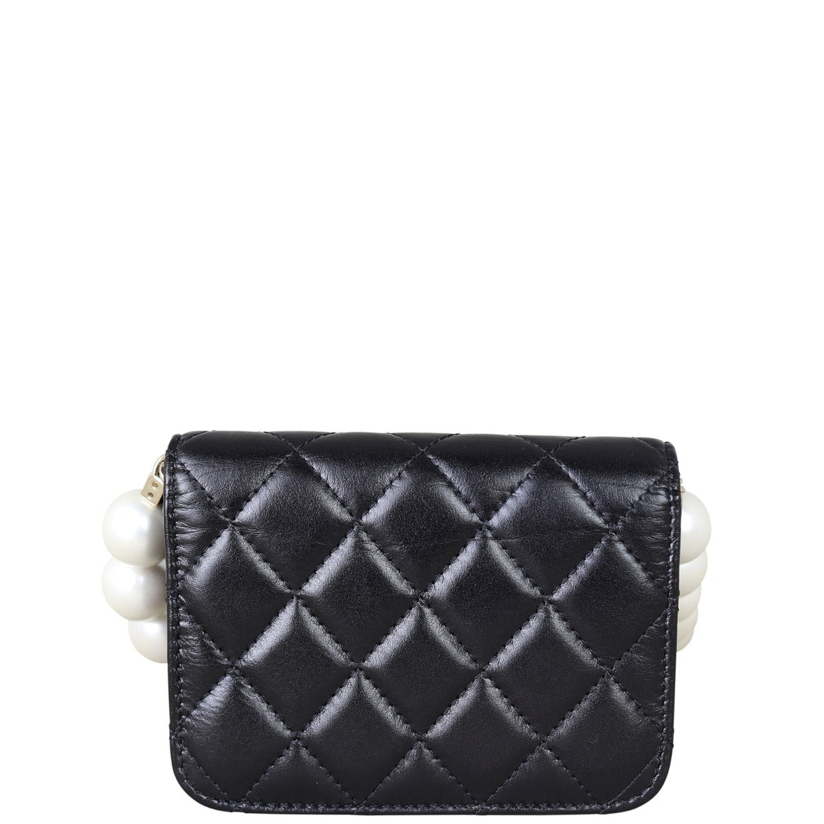 Chanel Micro Wallet on Chain Pearl Strap