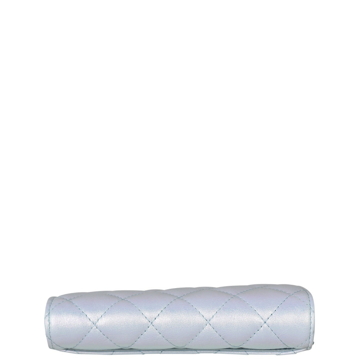Chanel Classic Flap Wallet | White Metal