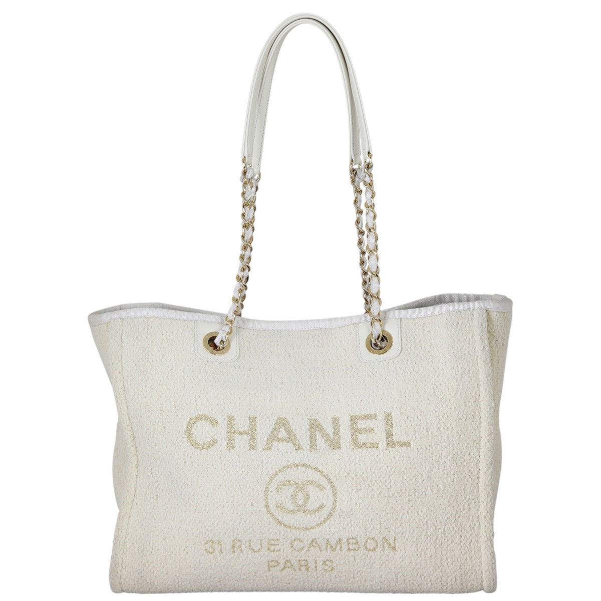 Chanel Deauville Small Tote | Cream