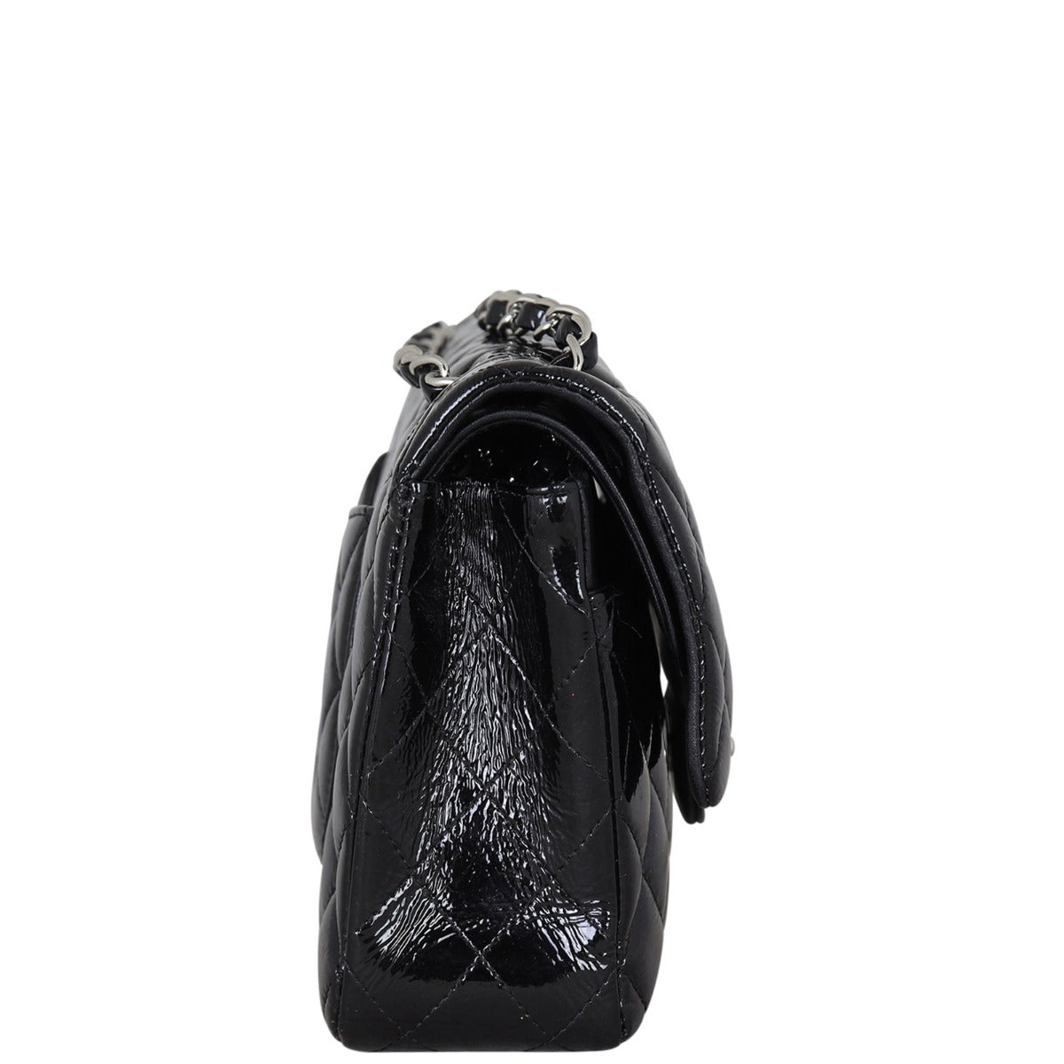 Chanel Classic Double Flap Medium Patent | Black
