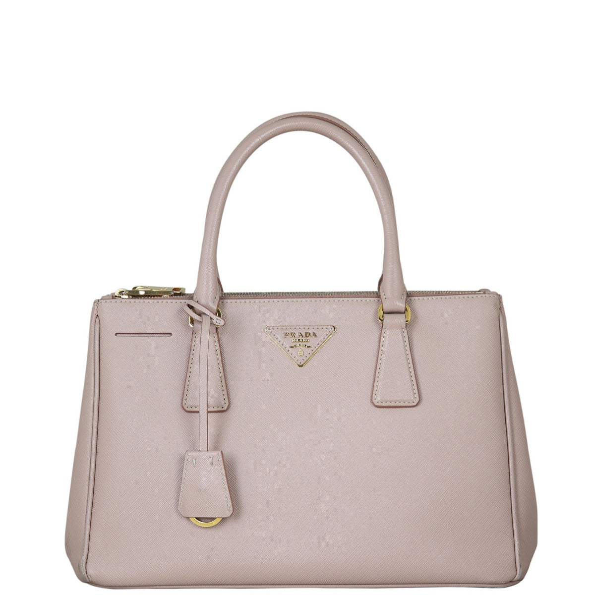Prada Saffiano Lux Galleria Double Zip Tote Small