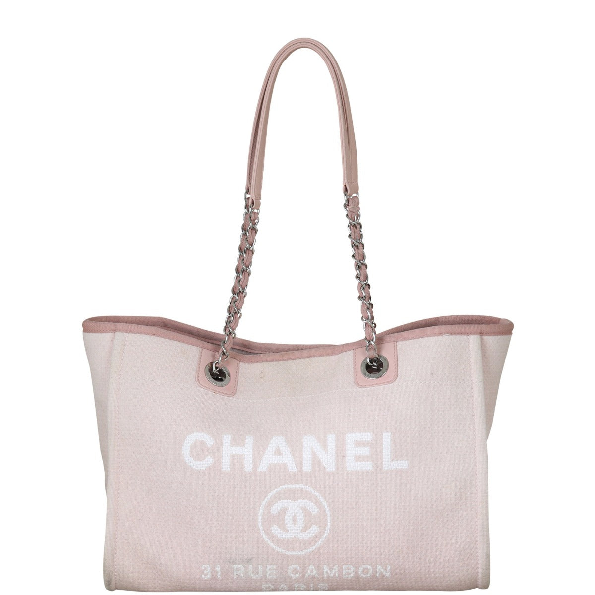 Chanel Deauville Small Tote | Baby Pink