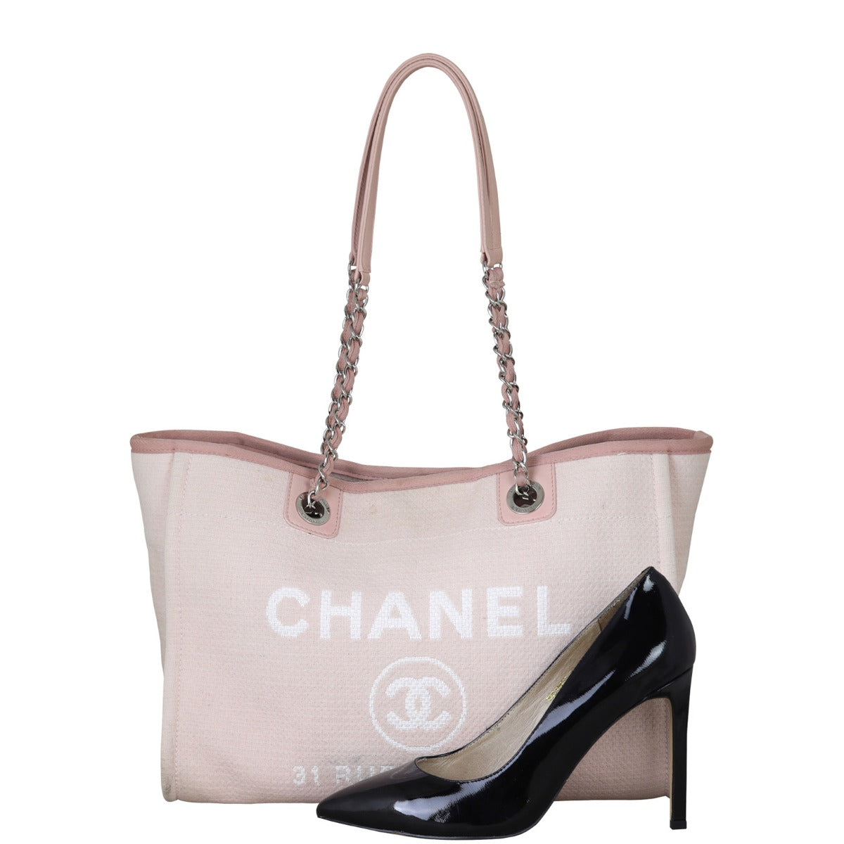 Chanel Deauville Small Tote | Baby Pink