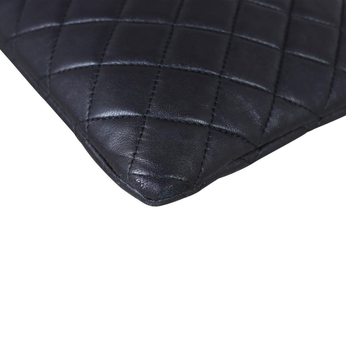 Chanel Boy O-Case Large | Black Lambskin