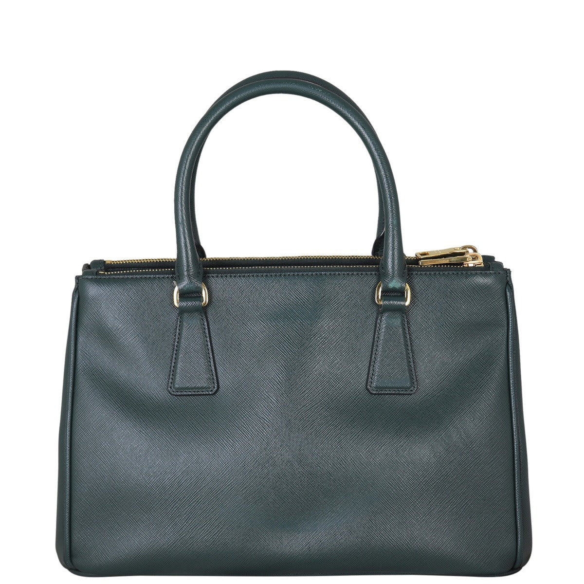 Prada Saffiano Lux Galleria Double Zip Tote Small
