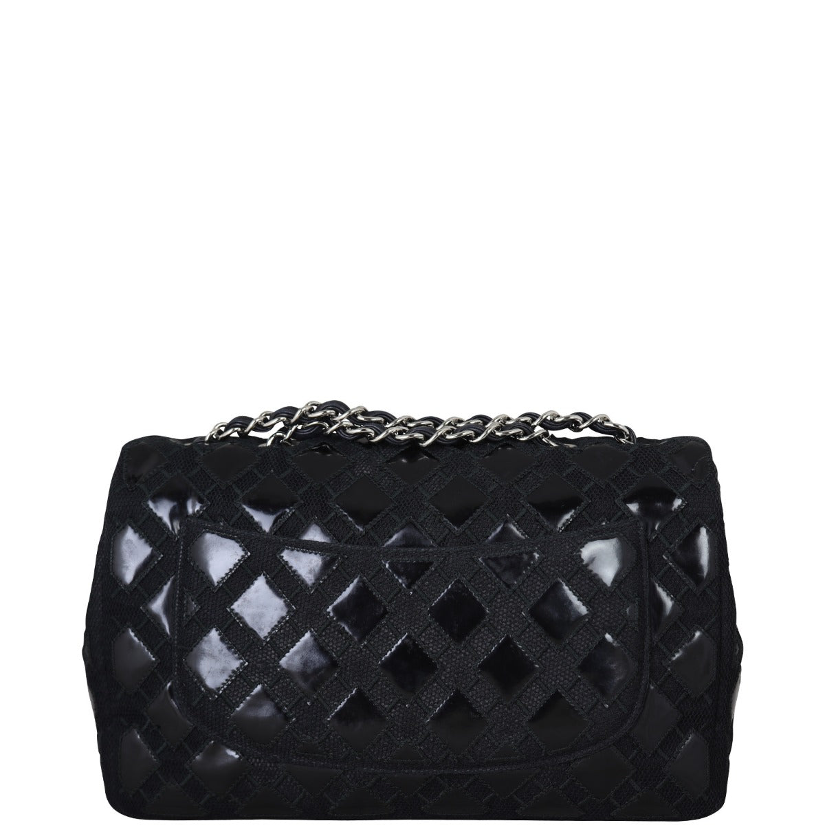 Chanel Classic Single Flap Jumbo Mesh Patent | 14 Series