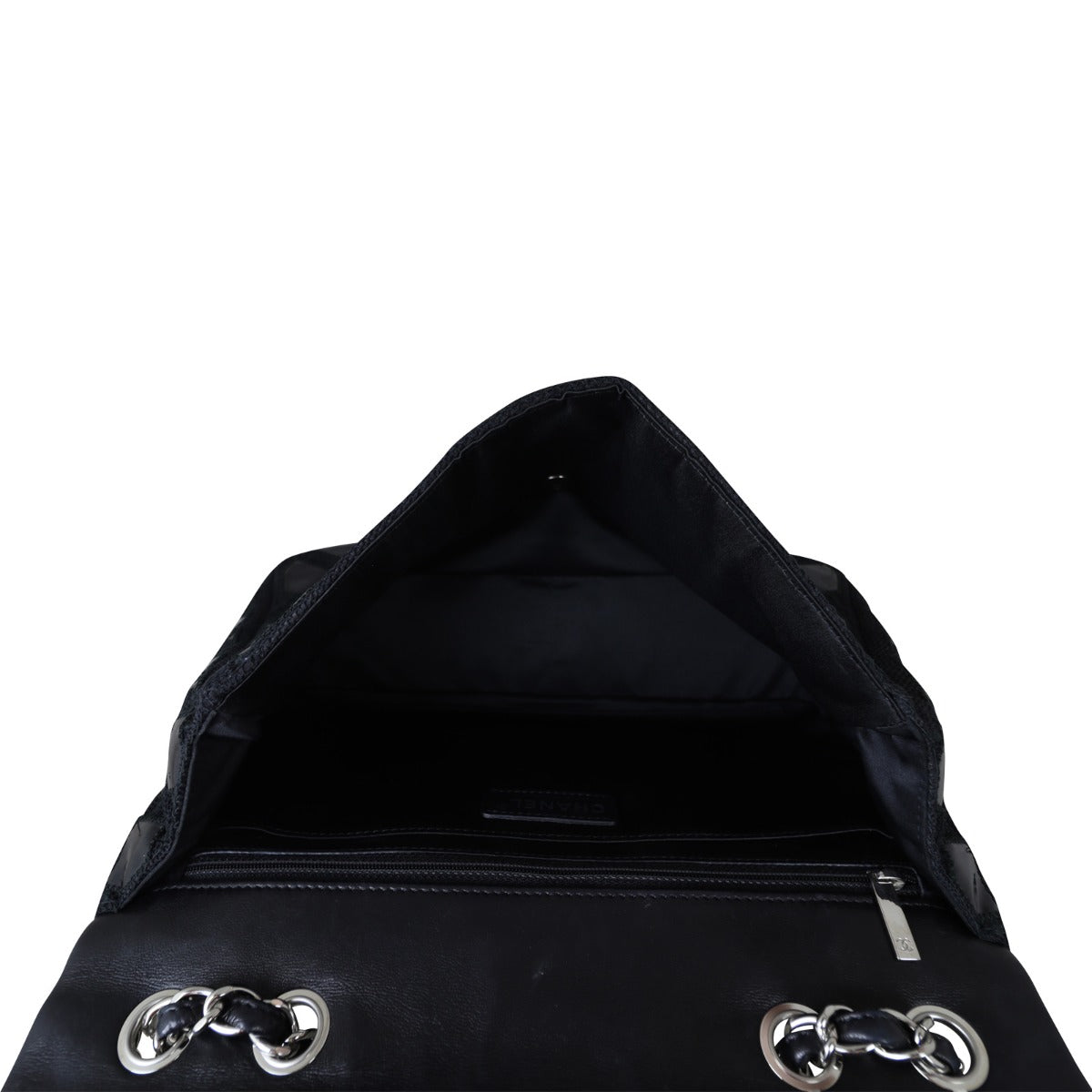 Chanel Classic Single Flap Jumbo Mesh Patent | 14 Series