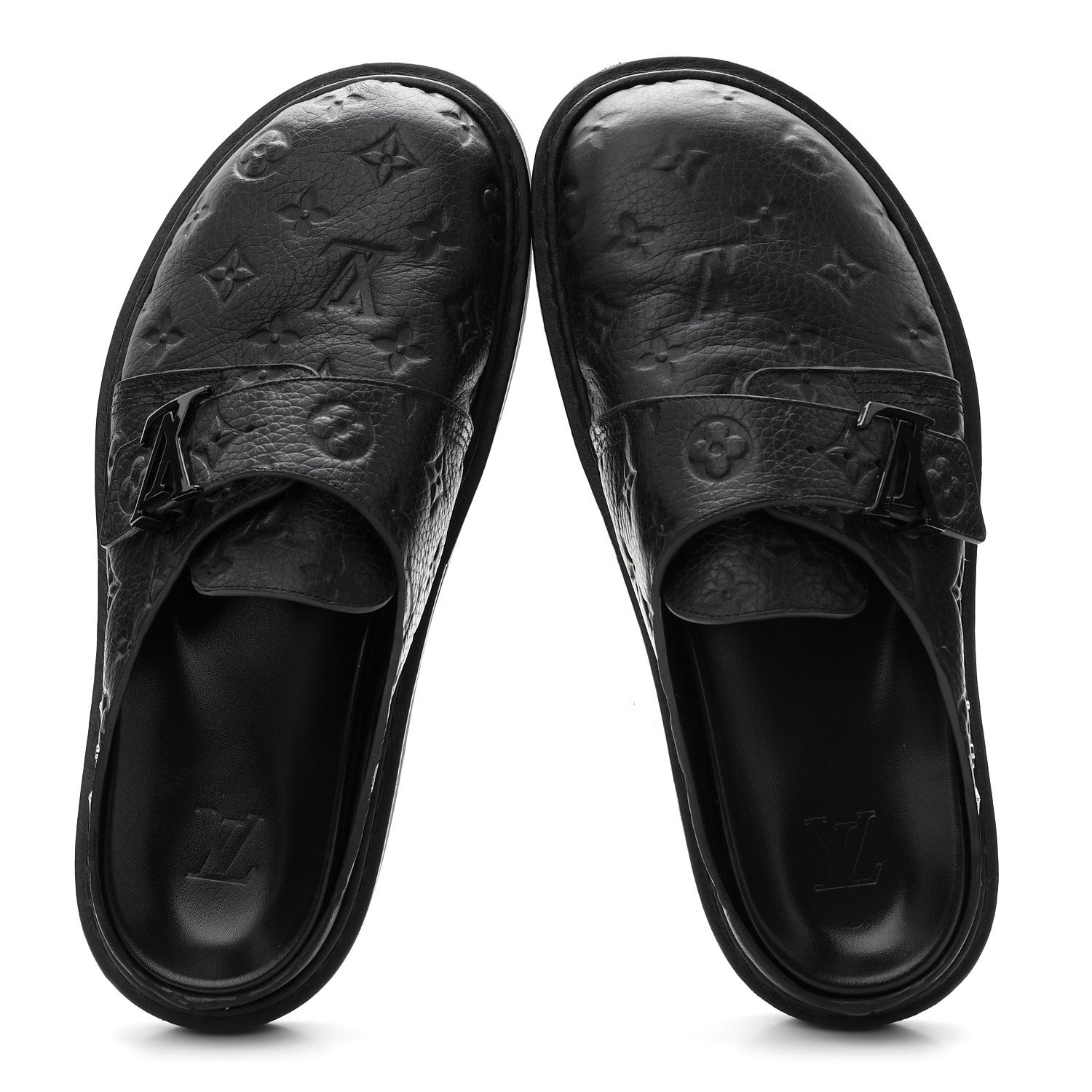 Empreinte Monogram LV Easy Mens Mule 8.5 Black