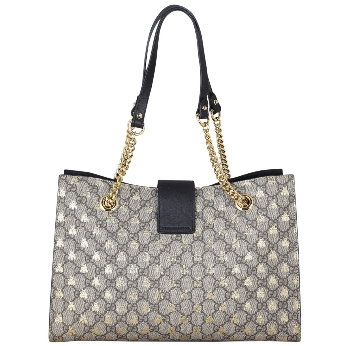 Gucci GG Supreme Bees Medium Padlock Tote