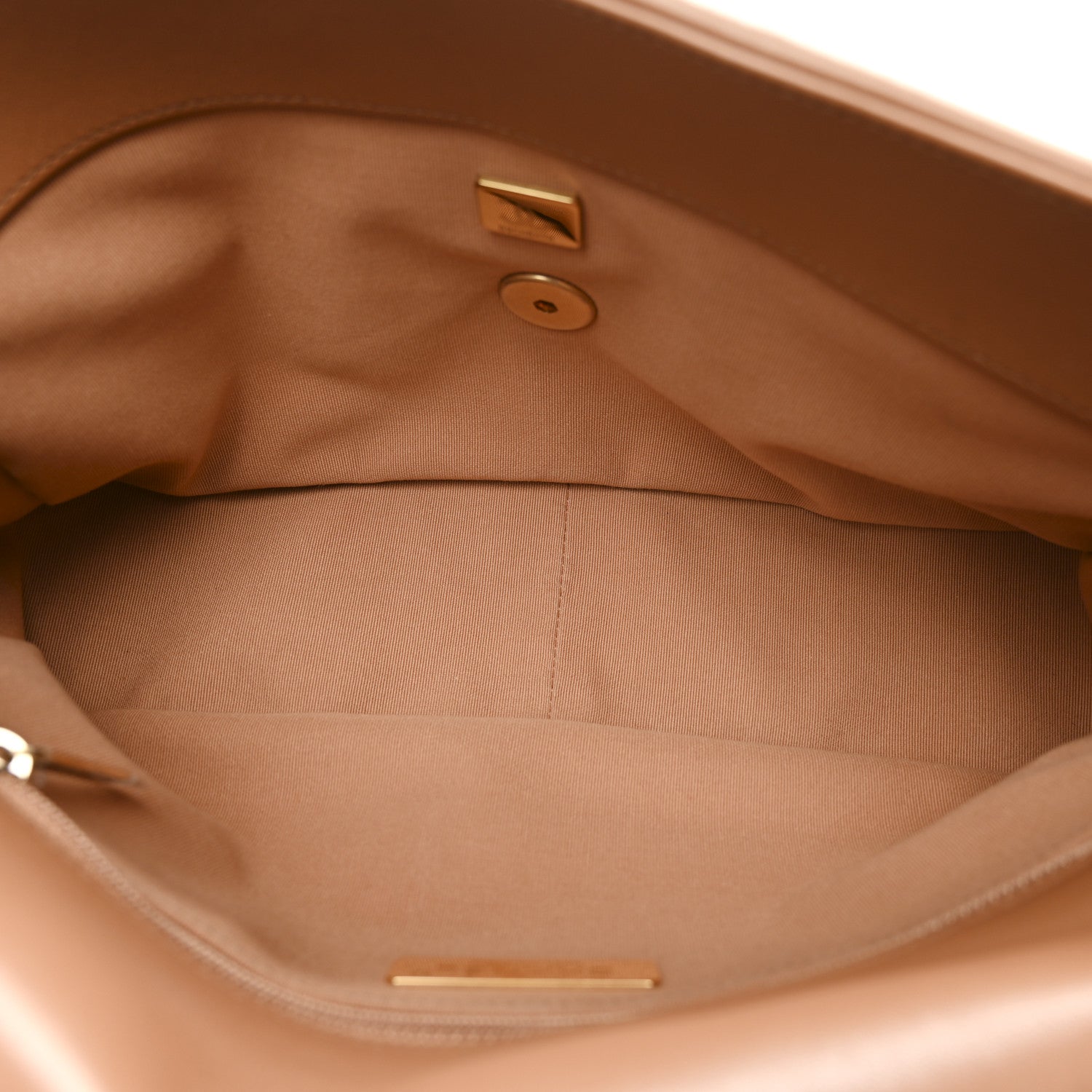 Lambskin Quilted Large Chanel 19 Flap Brown
