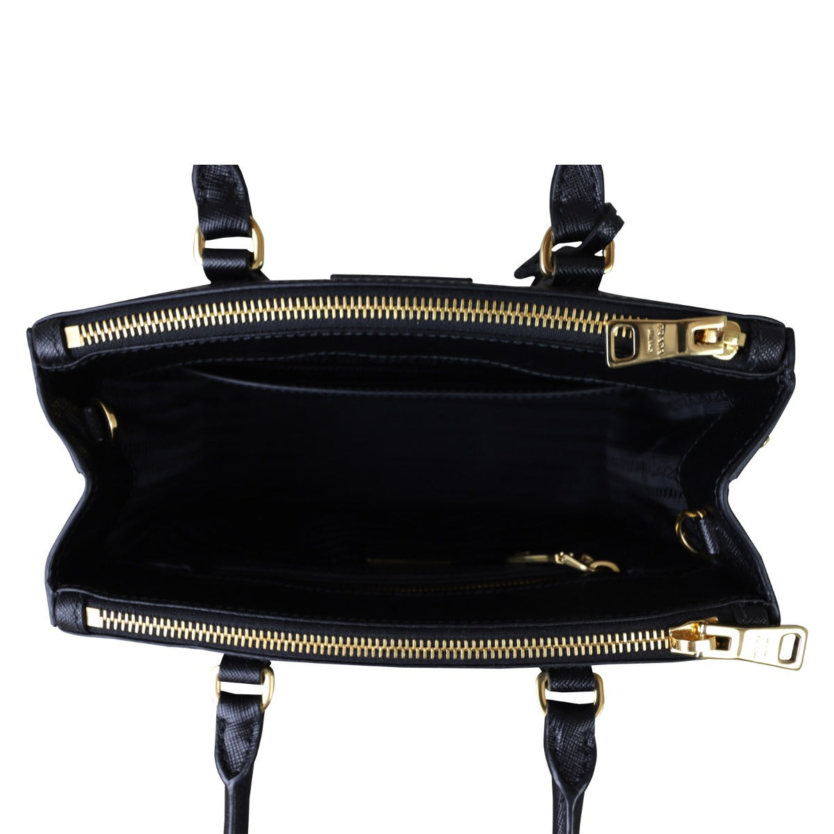 Prada Saffiano Lux Galleria Double Zip Tote Mini