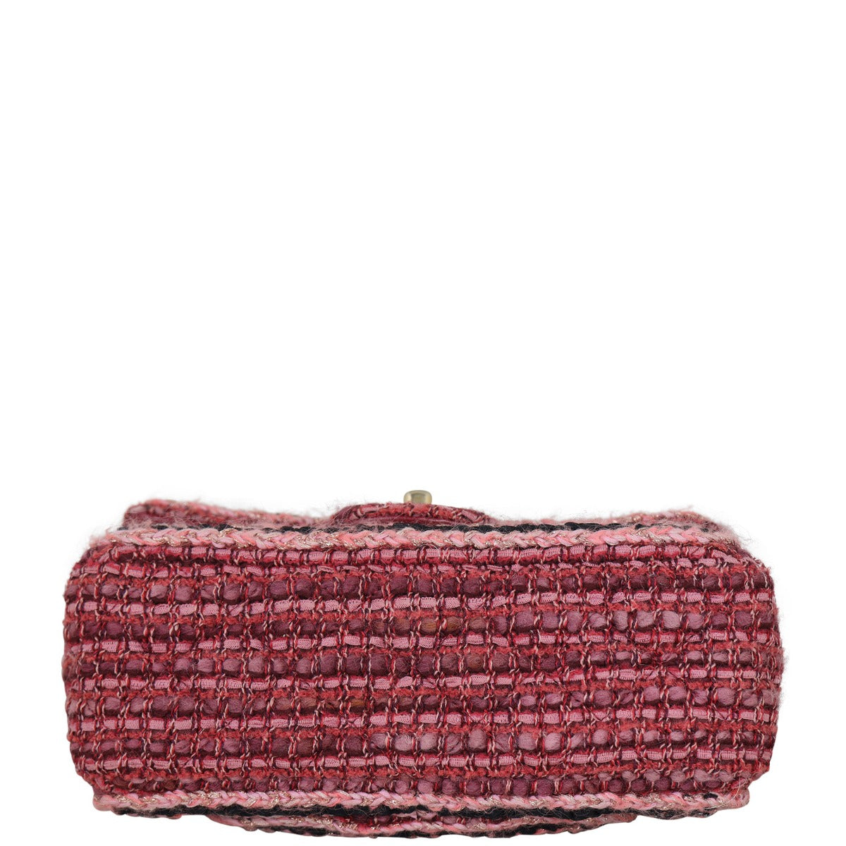Chanel Tweed Braid Flap Bag Mini Rectangular