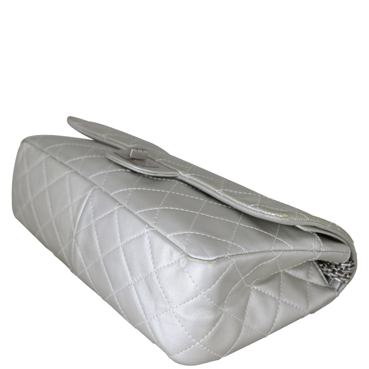 Chanel 2.55 Reissue 227 Double Flap Bag | Silver