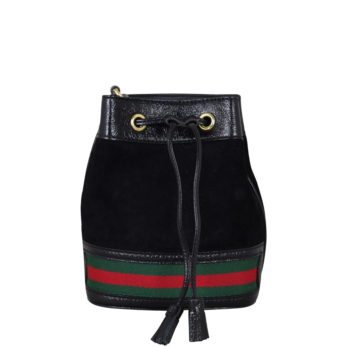 Gucci Ophidia Suede Bucket Bag Mini