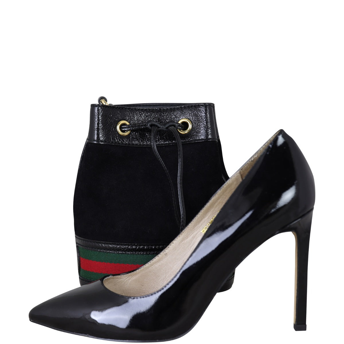 Gucci Ophidia Suede Bucket Bag Mini